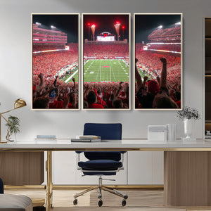 University of Nebraska Cornhuskers Football Team Print -