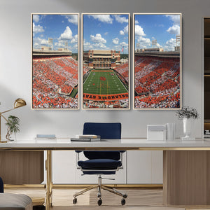Oklahoma State Cowboys Football Team Print - Stillwater