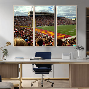Central Michigan University Chippewas Football Team Print -