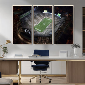 Michigan State Spartans Football Team Print - East Lansing