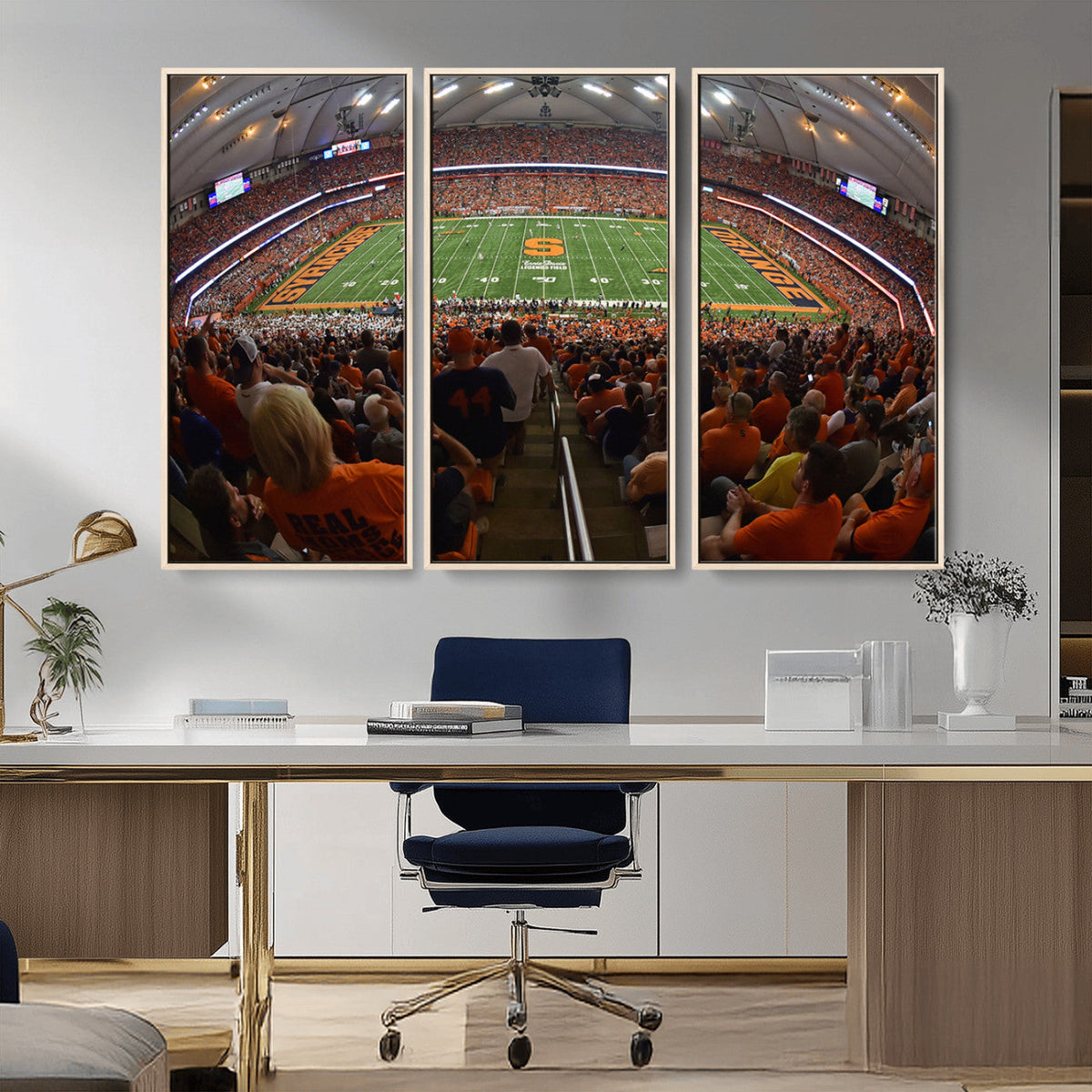 Syracuse University Orange Football Canvas Print, Football
