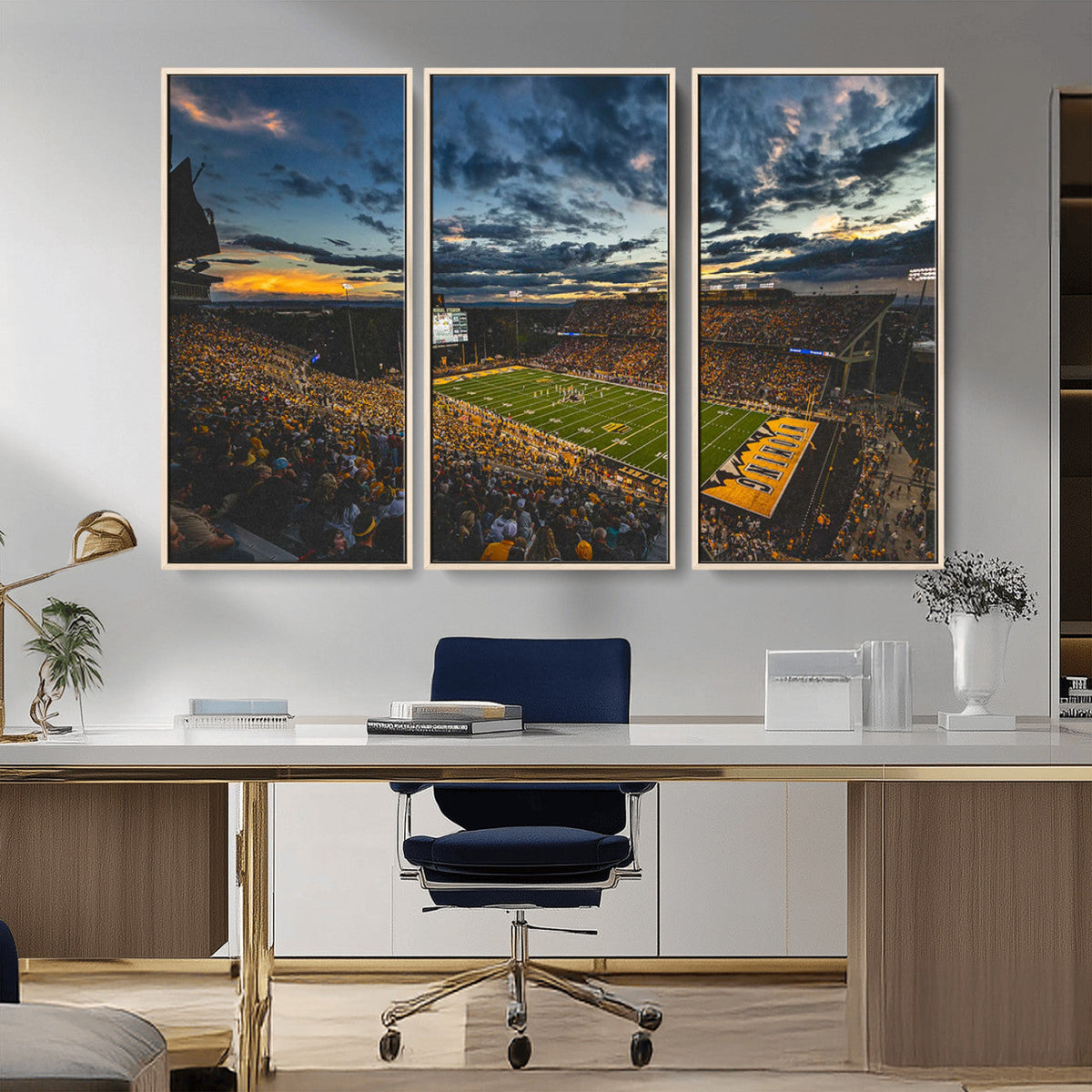 University of Wyoming Cowboys Football Team Print - Laramie