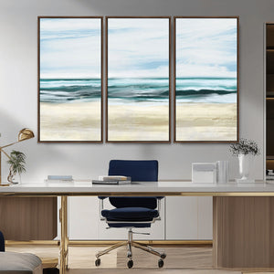 Ocean Abstract Wall Art Canvas Print