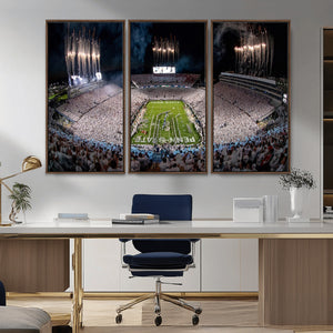 Penn Stadium Football Wall Art Canvas Print, Pennsylvania