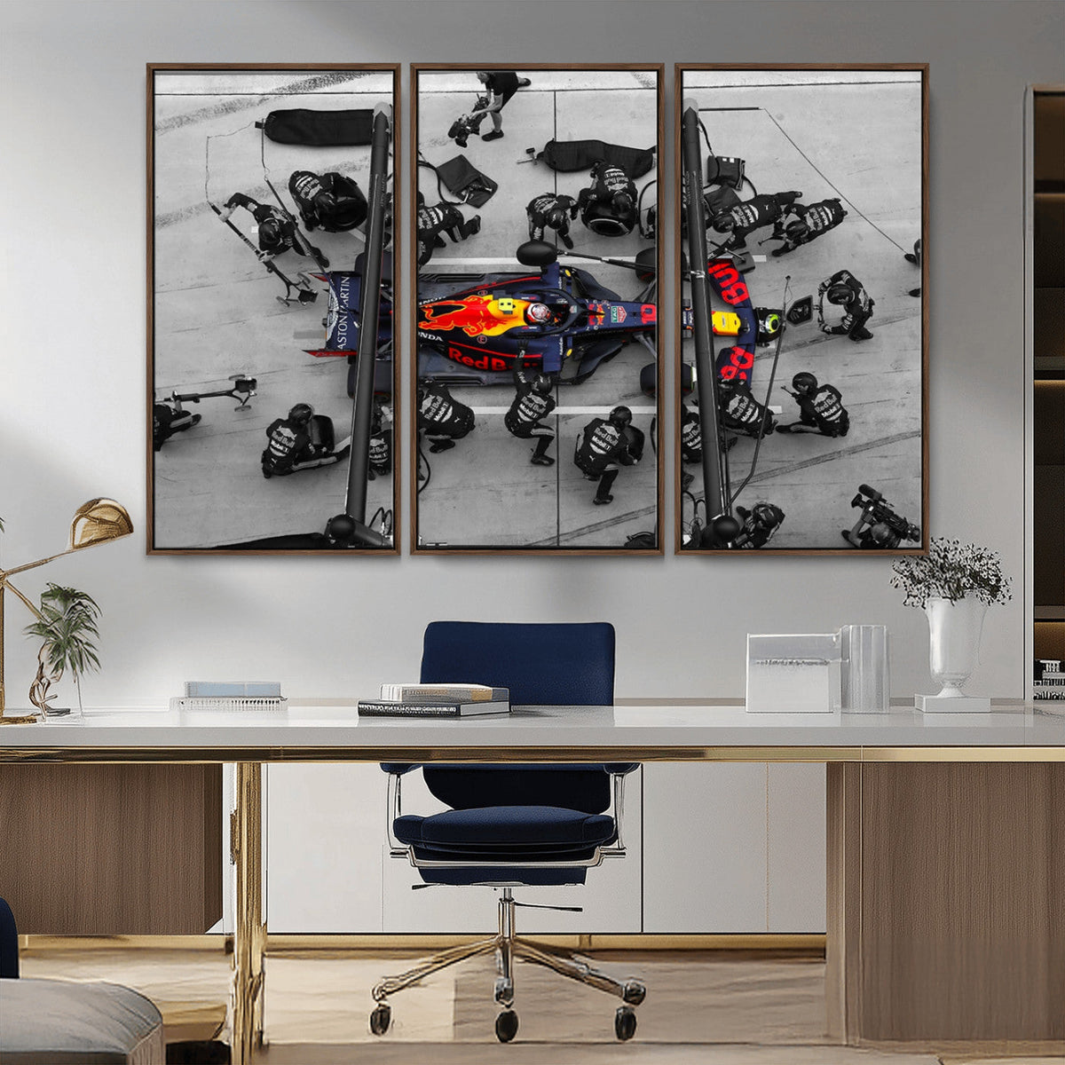 RedBull Formula 1 Canvas Wall Art Print