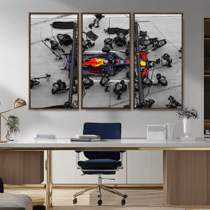 RedBull Formula 1 Canvas Wall Art Print
