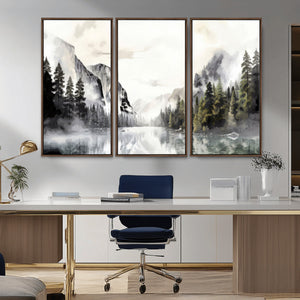 Yosemite Valley Wall Art Canvas Print – Framed and Ready to