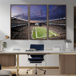 New England Patriots Football Team Print - Foxborough