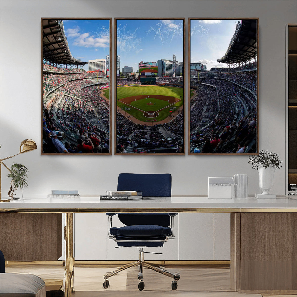 Truist Park Stadium Canvas Wall Art - Atlanta Braves Game