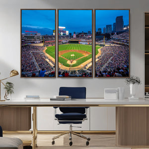 Target Field Stadium Wall Art Canvas Print – Minnesota Twins