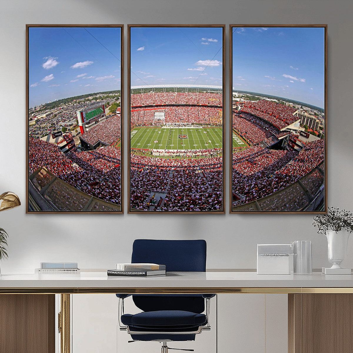 William Brice Stadium Wall Art Canvas Print – Stadium Crowd