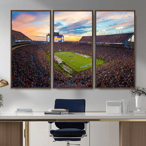 Jordan-Hare Stadium Wall Art Canvas Print, Football Stadium