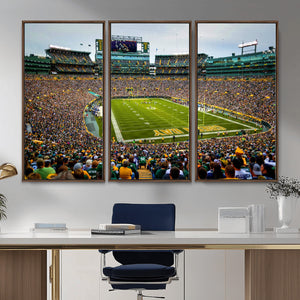 Green Bay Packers Lambeau Field Stadium Wall Art Canvas