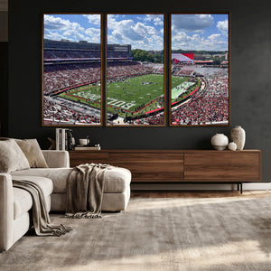 Georgia Bulldogs Stadium Wall Art Canvas Print, Sanford