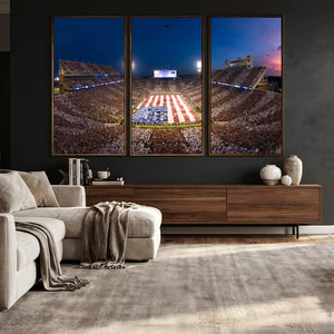Oklahoma Sooners Memorial Stadium Wall Art Canvas Print,