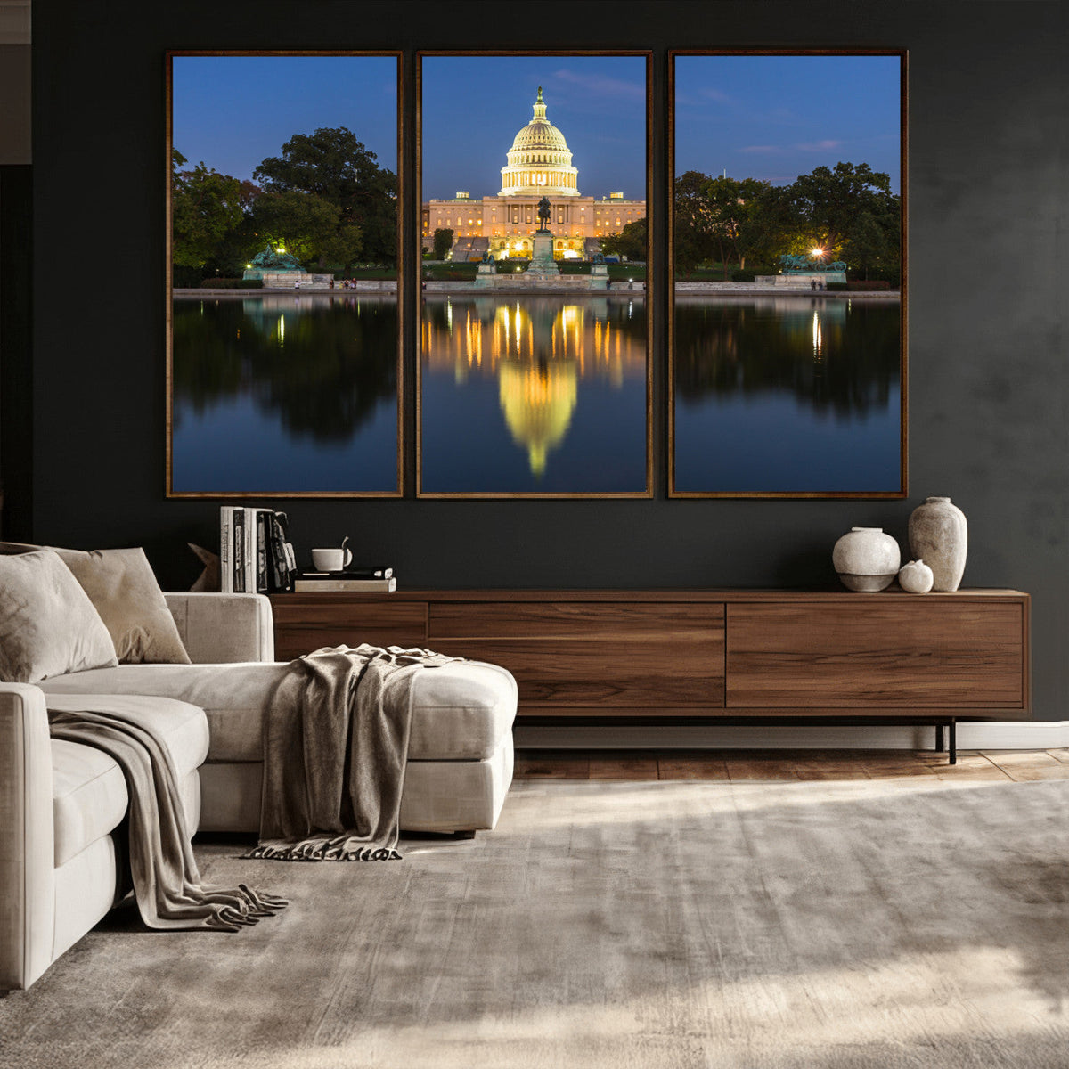 US Capitol Building Wall Art Canvas Print – Washington DC