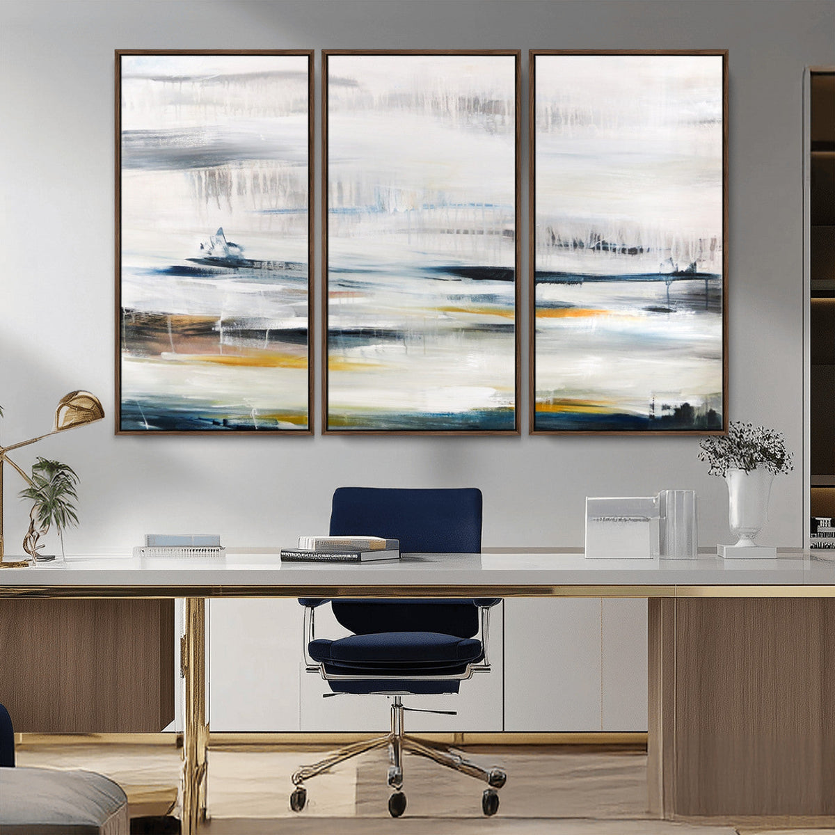 Soft Color Abstract Canvas Print