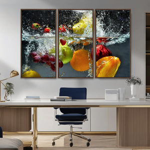 Kithen Vegetables World Wall Art Canvas Print