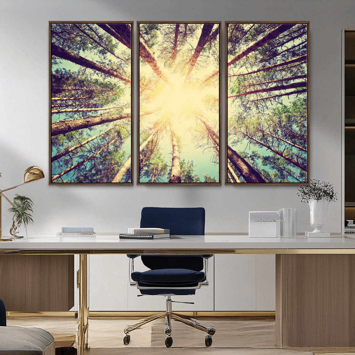 Tree and Sunshine Canvas Print