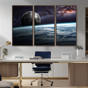 Space and Planet Canvas Print