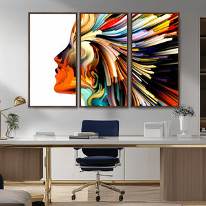 Profile Colors Canvas Print