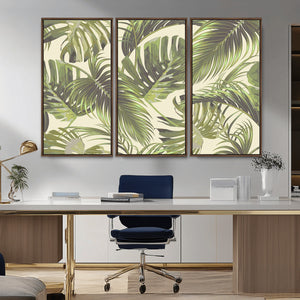 Palm Leaves Canvas Print
