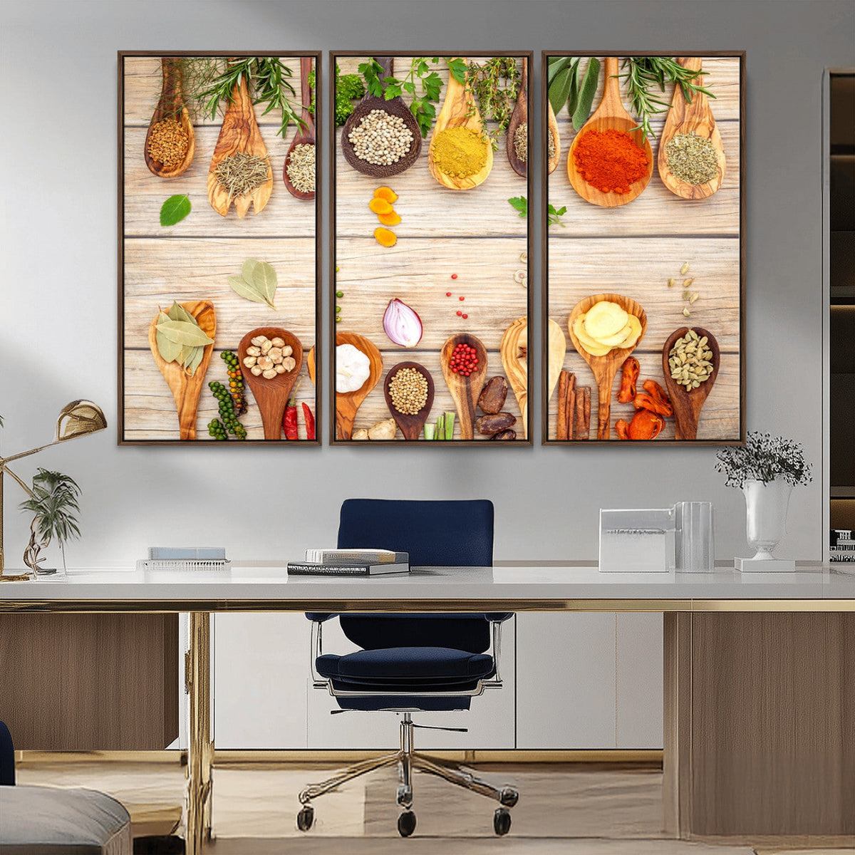 Kitchen Spice on the Table Wall Art, Kitchen Spice Wall Art