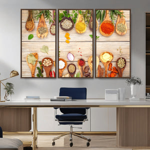 Kitchen Spice on the Table Wall Art, Kitchen Spice Wall Art