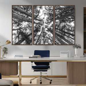 Trees Contemporary Art Canvas Print