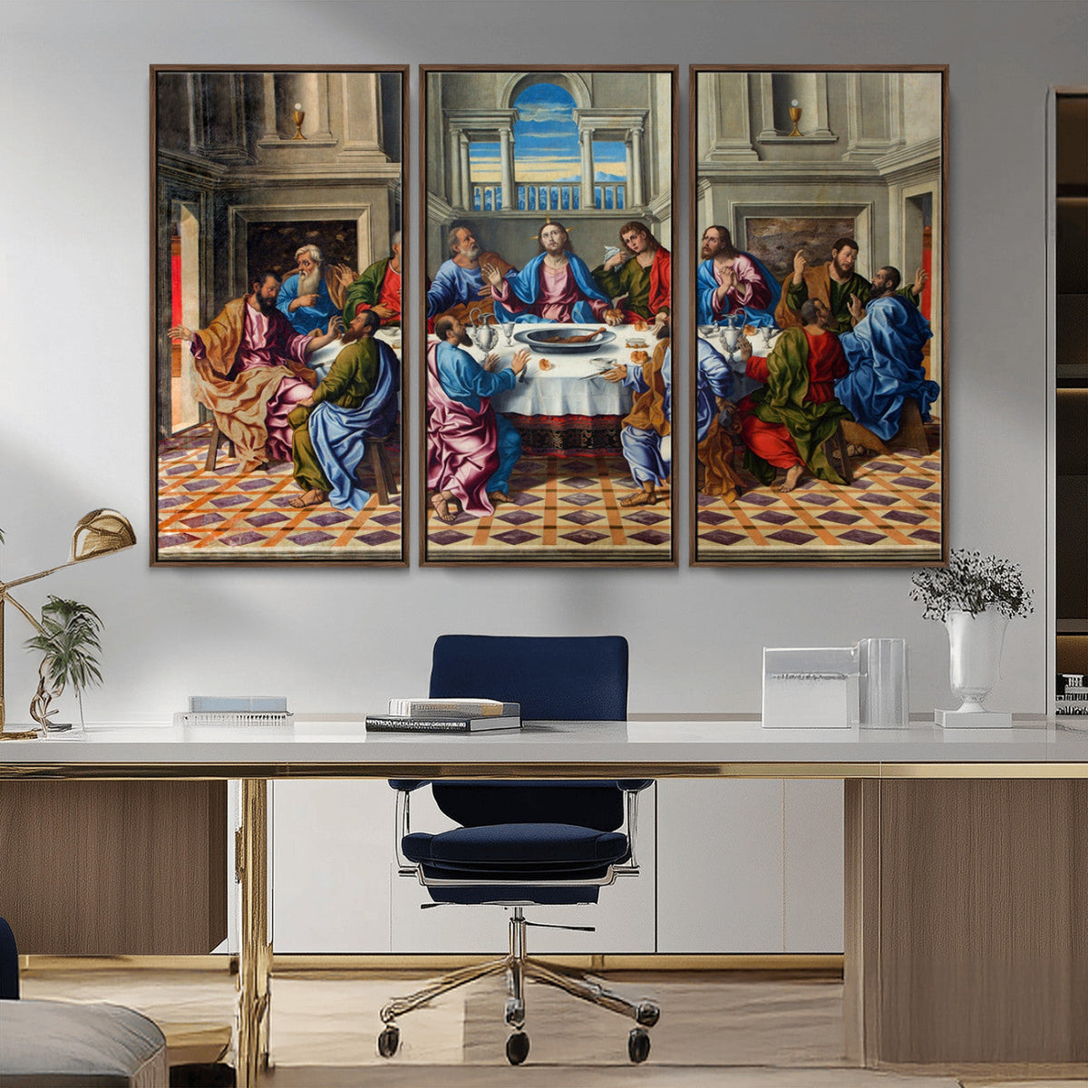 The Last Supper Multi Panel Canvas Wall Art