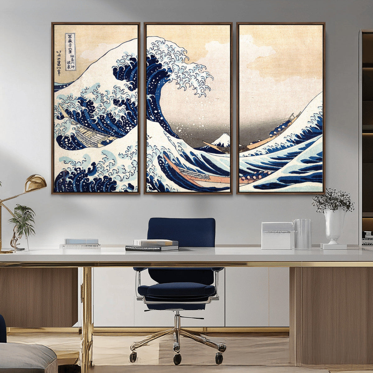 Hokusai: The Breaking Wave off Kanagawa Canvas Print