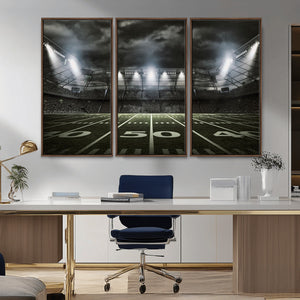 American Football Stadium Wall Art Canvas Print, Stadium