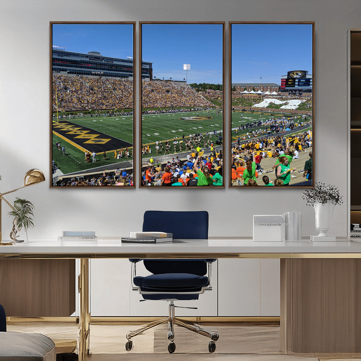 University of Missouri Tigers Football Team Print - Columbia