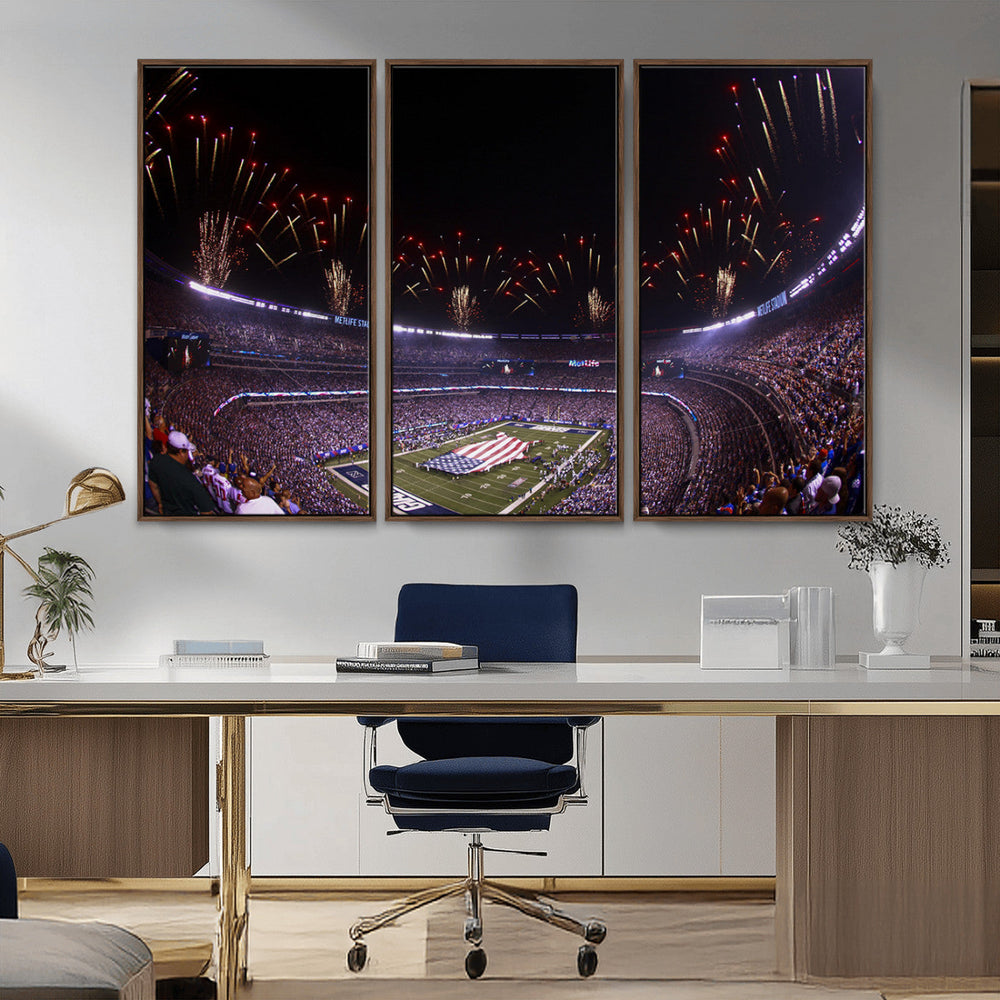 New York Giants Football Team Print - East Rutherford