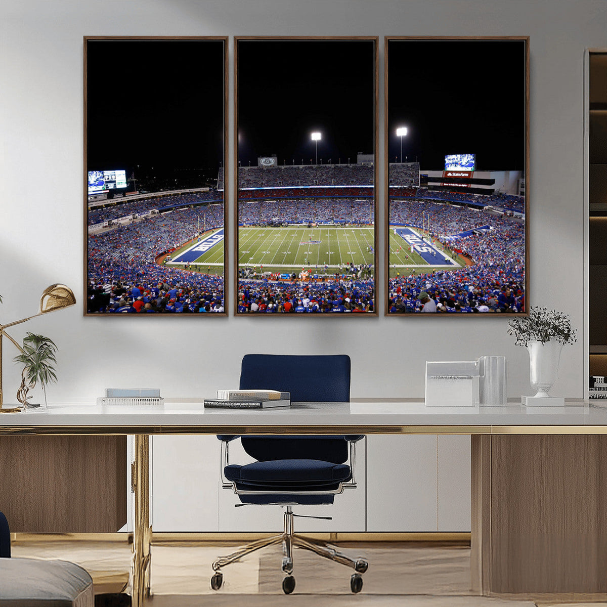 Buffalo Bills Wall Art - Buffalo Bills Stadium Canvas Print,