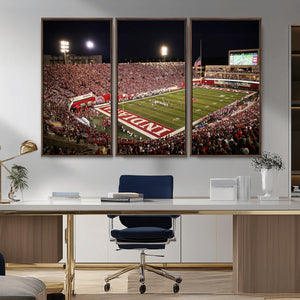 Indiana University Hoosiers Football Team Print Canvas -