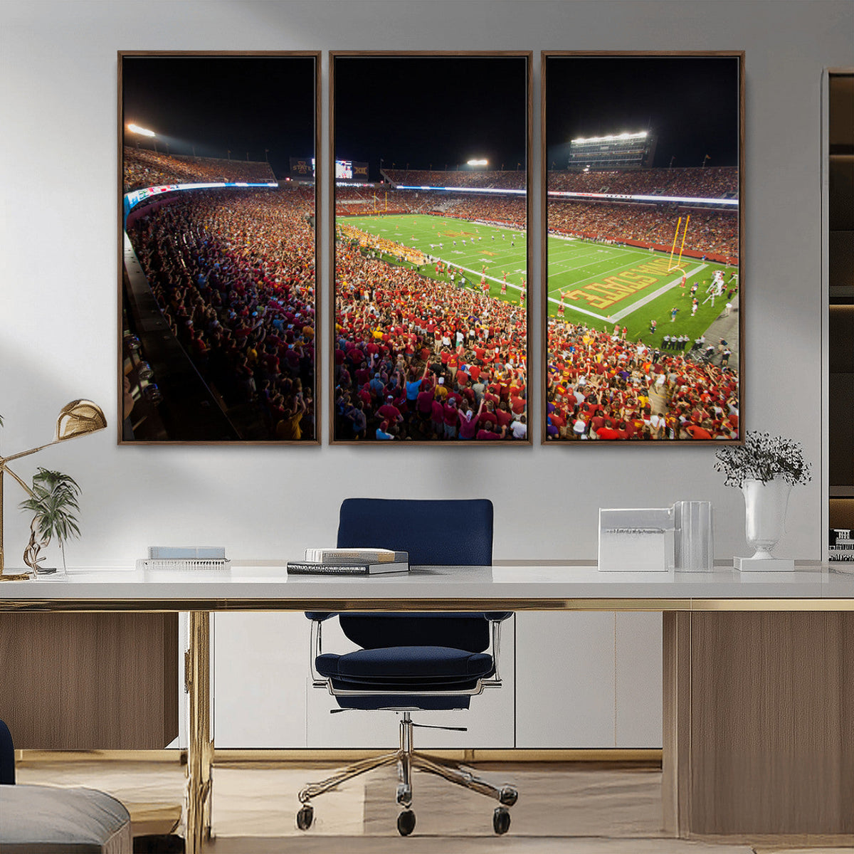 Iowa State University Cyclones Canvas Print, Football Team