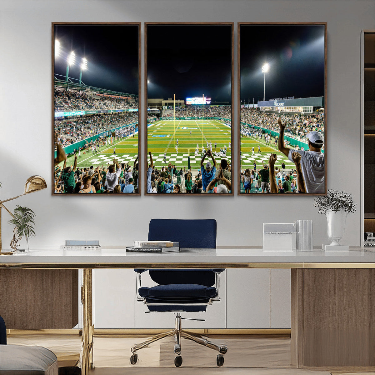 The Tulane University Green Wave Football Team Print - New