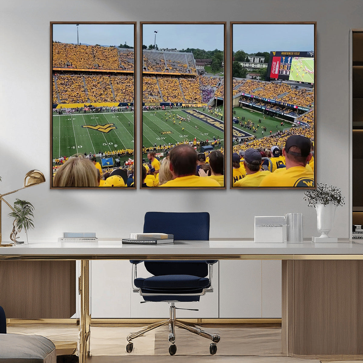 Puskar Stadium Canvas Print Wall Art - Morgantown Print -