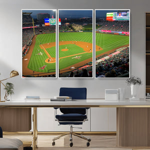 Angel Stadium Aerial Canvas Print – Los Angeles Angels