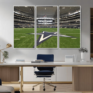Dallas Cowboys Football Team Print - Arlington AT&T Stadium