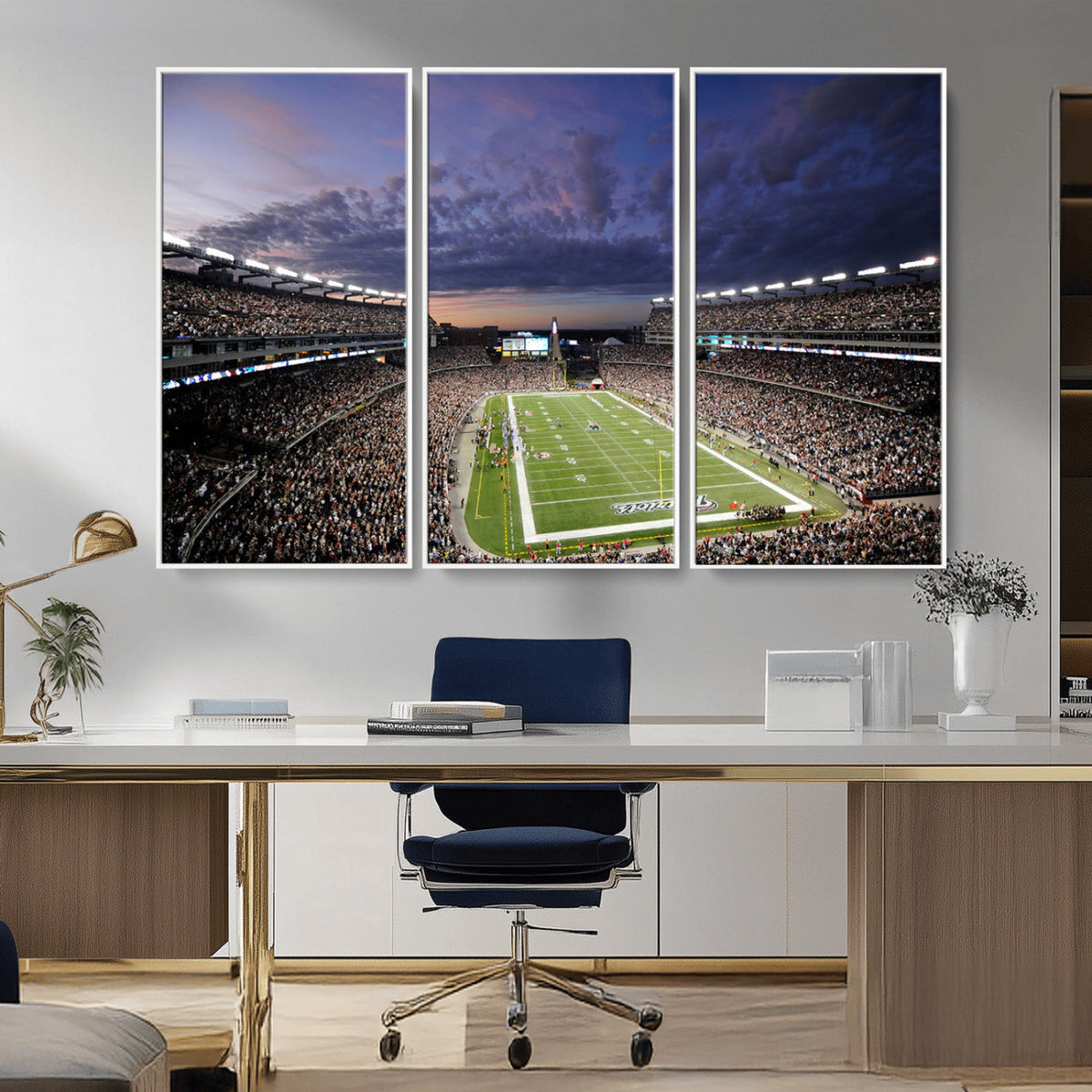 New England Patriots Football Team Print - Foxborough