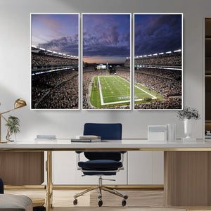 New England Patriots Football Team Print - Foxborough