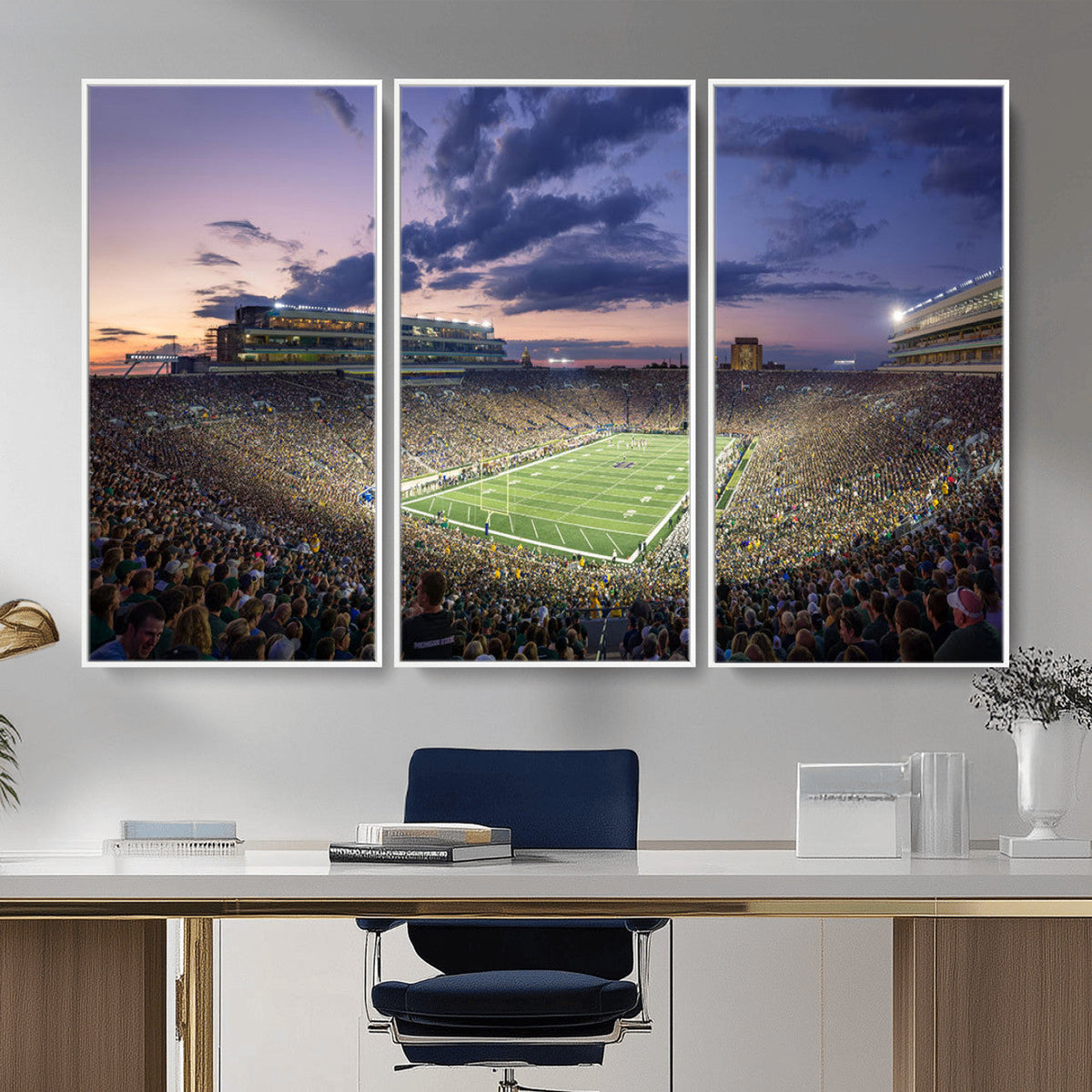 Notre Dame Fighting Irish Football Team Print - Notre Dame