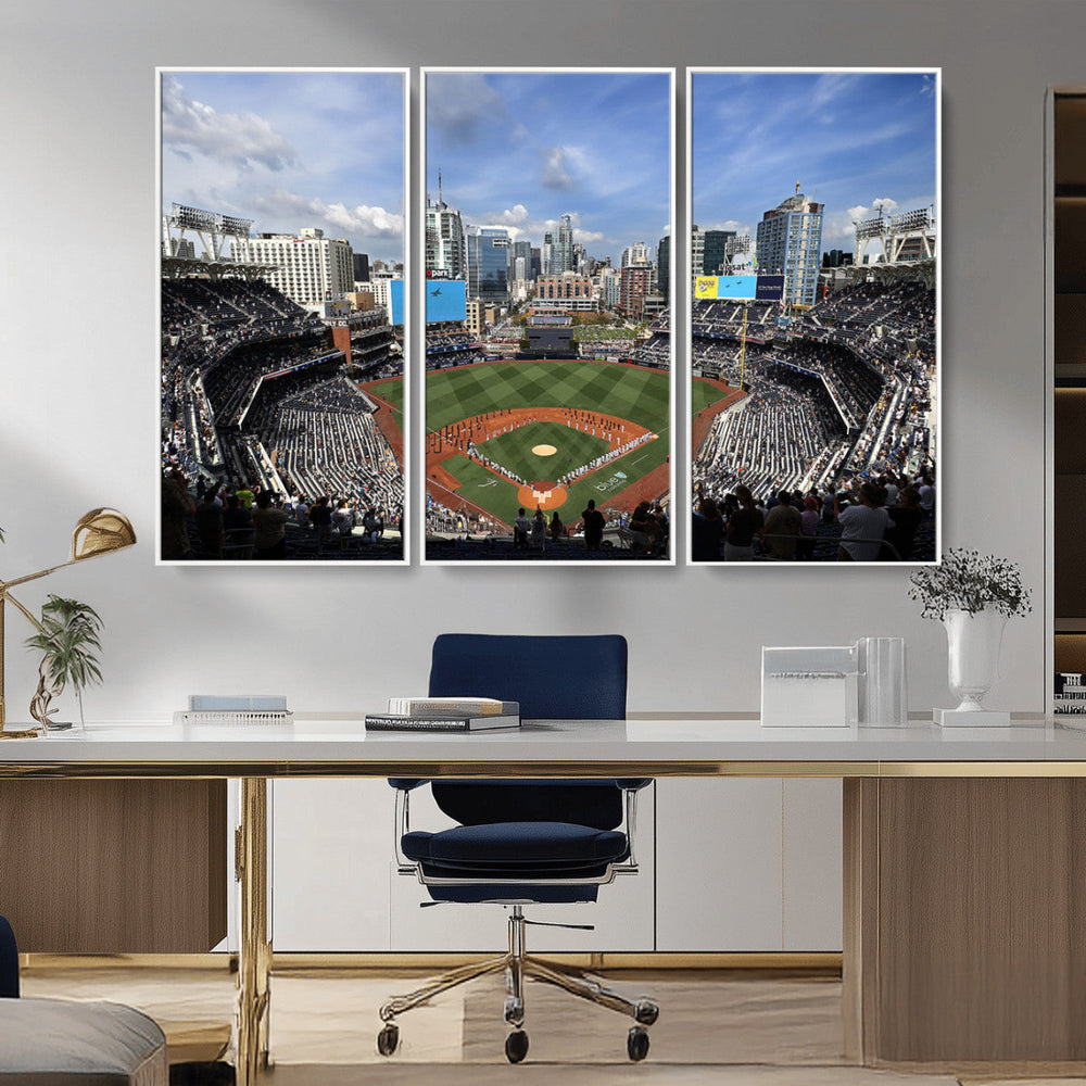 San Diego Padres Baseball Team Print - Petco Park Stadium
