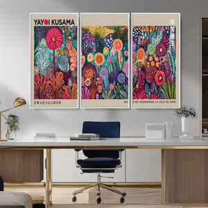 Yayoi Kusama Wall Art Canvas Print, Abstract Art, Large