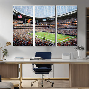 Chicago Bears Soldiers Field Wall Art Canvas Print – Framed