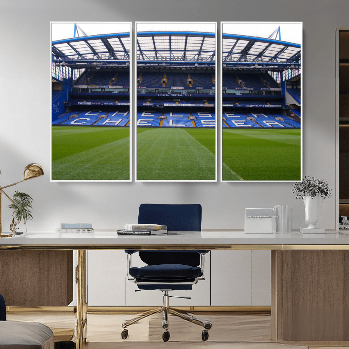 Stamford Bridge Chelsea Football Stadium Canvas Wall Art