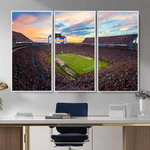 Jordan-Hare Stadium Wall Art Canvas Print, Football Stadium