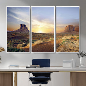 Monument Valley Desert Wall Art Canvas Print, Southwest